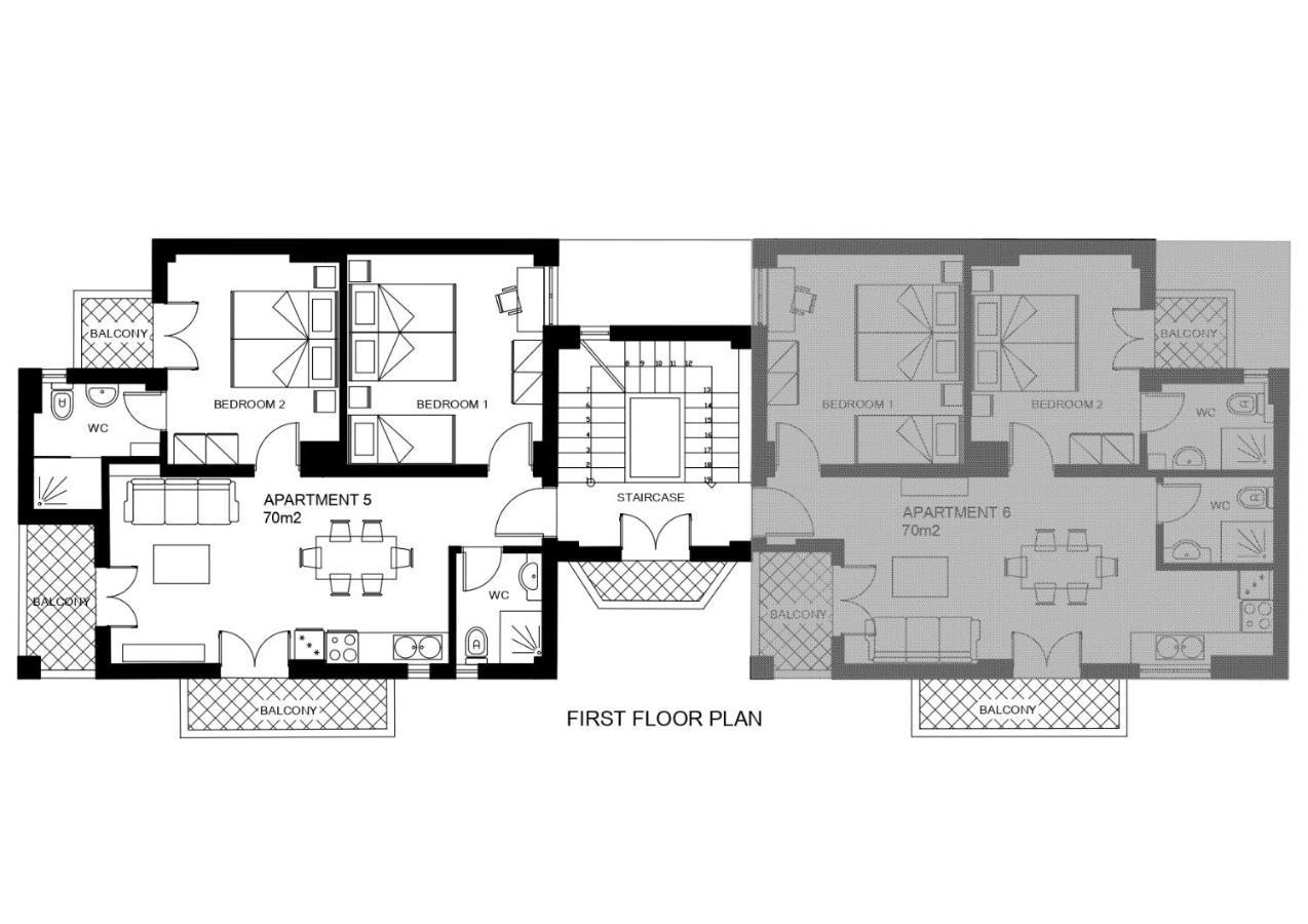 Esperos And Apartments, #1 And #5